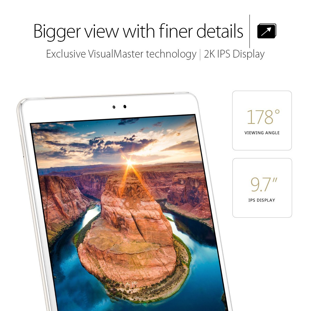 Refurbished) ASUS ZenPad 3S 10 9.7in (2048x1536), 4GB RAM